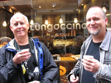 David Schwartz and I at Lungocinno