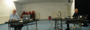 Panorama of us in the studio...