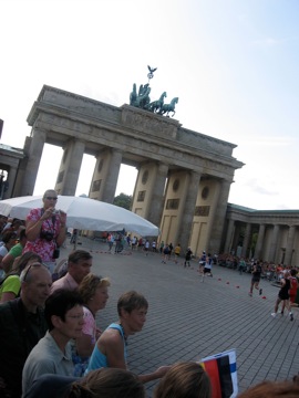 The finsish line: Brandenburg Gate