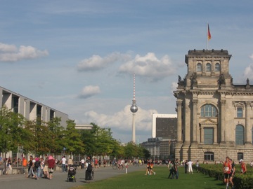 Reichstag with TV tower in background